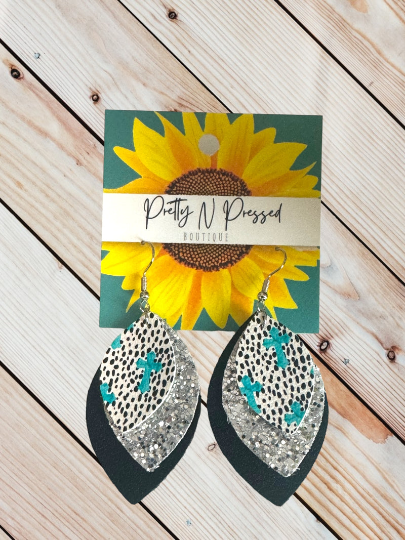 Crossed Out Earrings