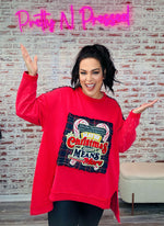 Christmas Means More Oversized Sweatshirt