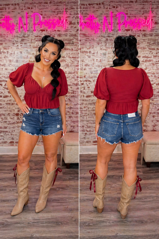 Bridgey Double Button Shorts
