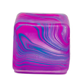 Tie Dye Stress Cube Squishy *READY TO SHIP*