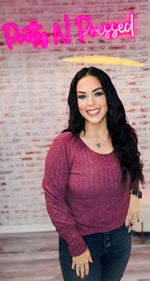 Cirena Soft Burgundy Top