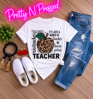 Teacher Leopard Tee
