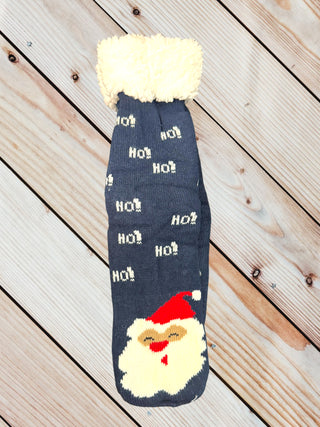 Fuzzy Christmas Socks