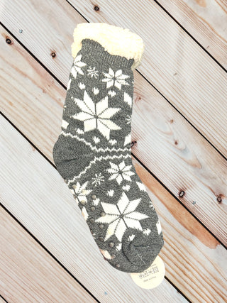Fuzzy Christmas Socks