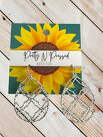 Cross the Line Earrings