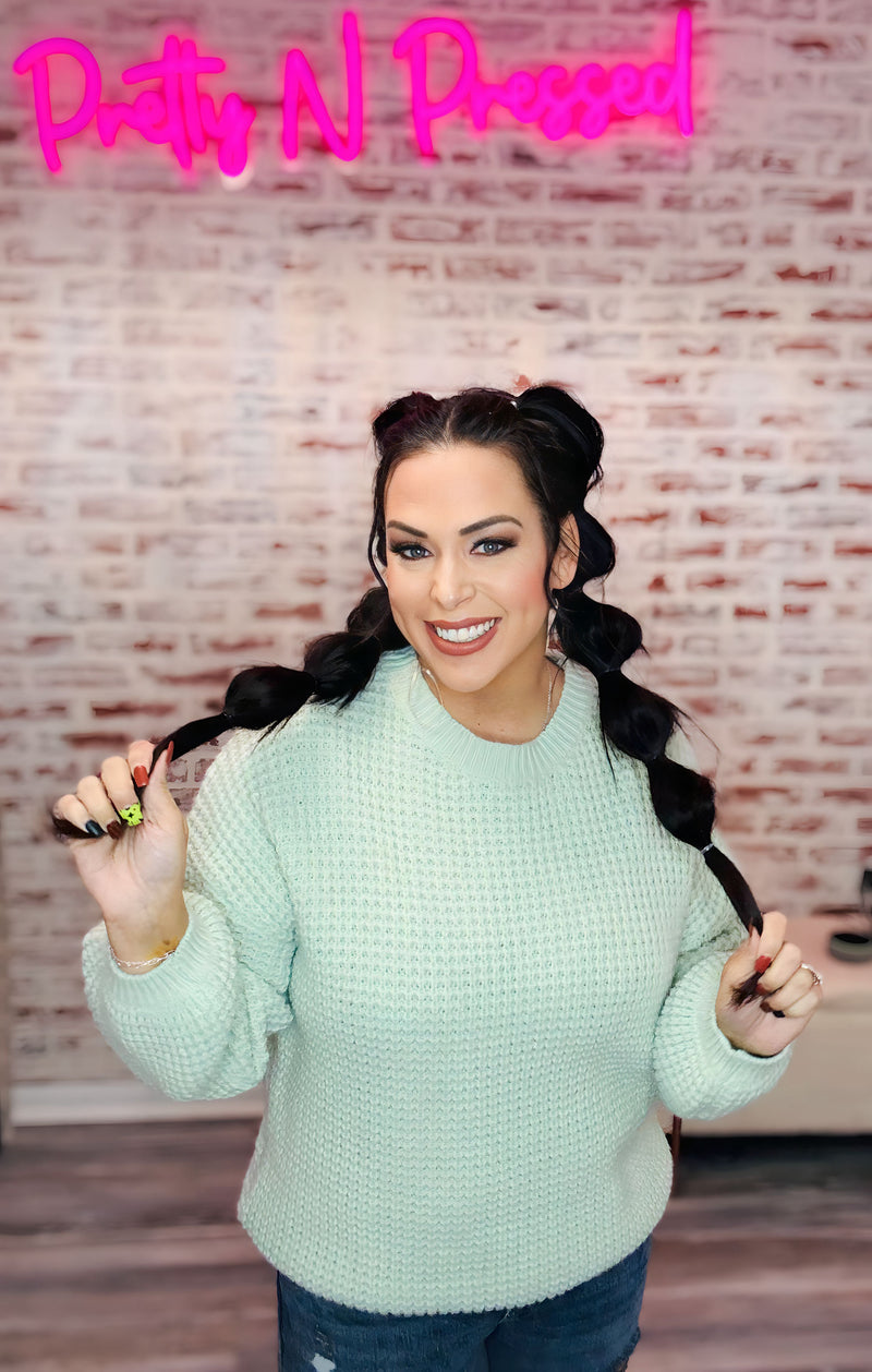 Mint For It Sweater