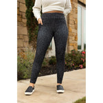 Luxe Black Leopard Leggings