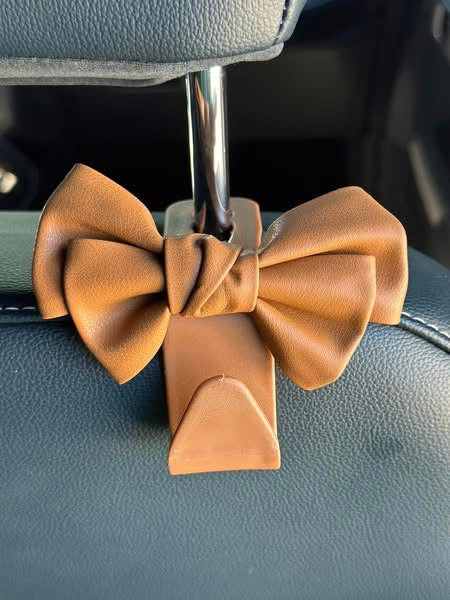 Milley Leather Car Bow Hangers