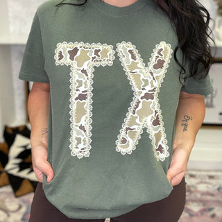 Custom Camo State Tee Graphic Tee
