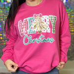 Merry Christmas Stitch Graphic Crewneck