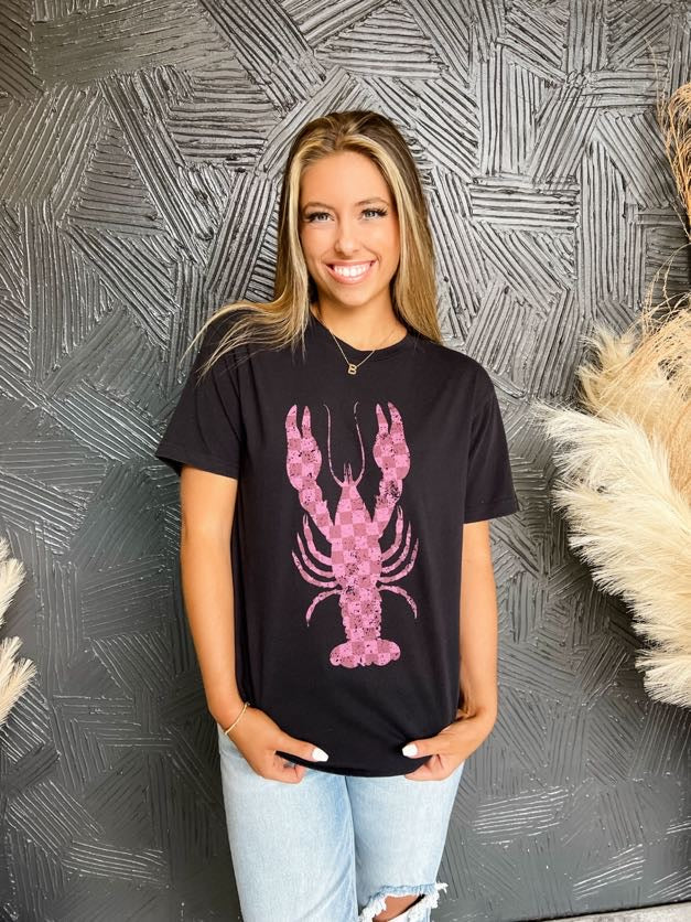 Checkered Crawfish Tee