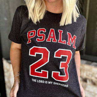 Psalm: 23 Red Graphic Tee D-1230