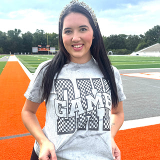 Checkered Game Day Graphic Tee