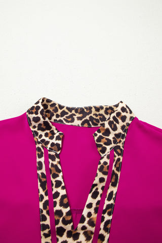 Kellinea Leopard Trim Top