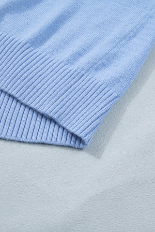 Beau Blue Ruffle Top