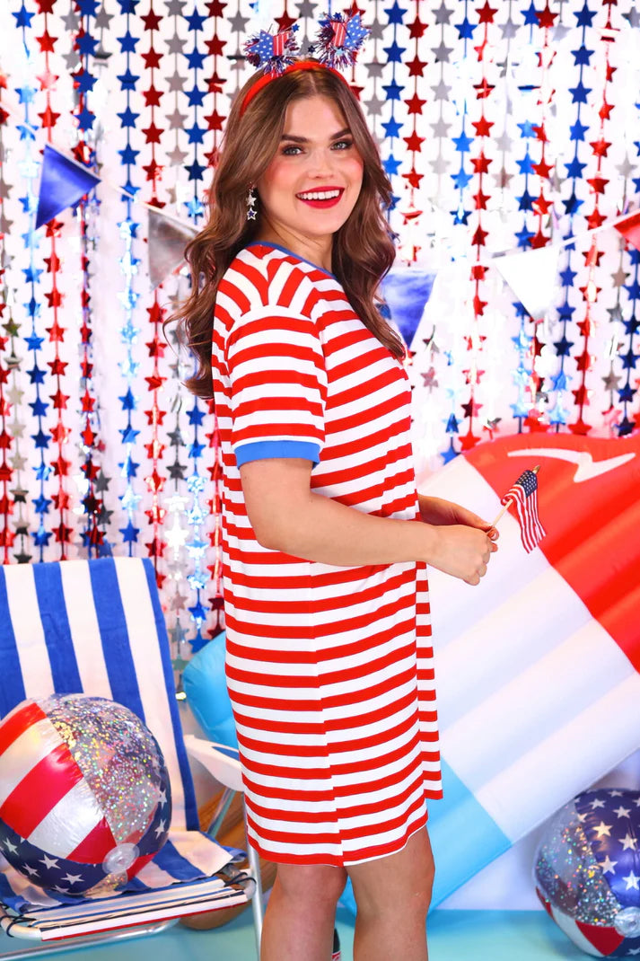 Preorder Living in Stripes Dress