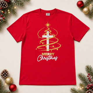 Merry Cross Graphic Tee