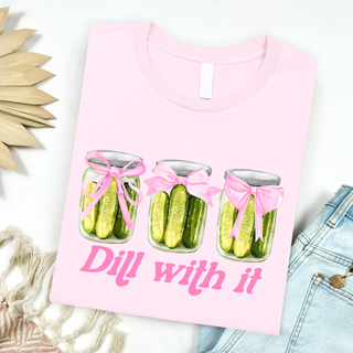 Dill With It Pickle Jar Graphic Tee