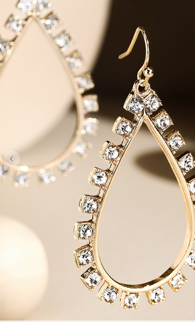 Crystal Drop Earring