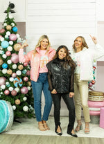 Sequin Puffer Vest