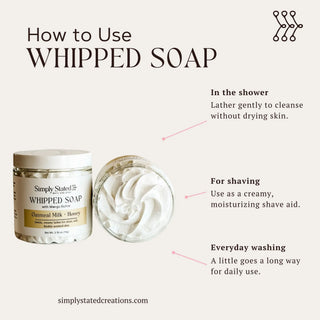 Signature Whipped Soap – Fluffy Lather for Hands, Body & Shaving
