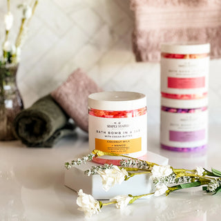 Signature Bath Bomb in a Jar – Bath Fizzy Soak
