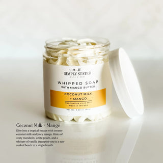 Signature Whipped Soap – Fluffy Lather for Hands, Body & Shaving