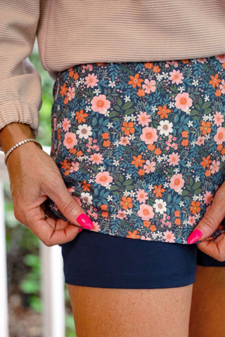 PREORDER- Gwen Floral Skort