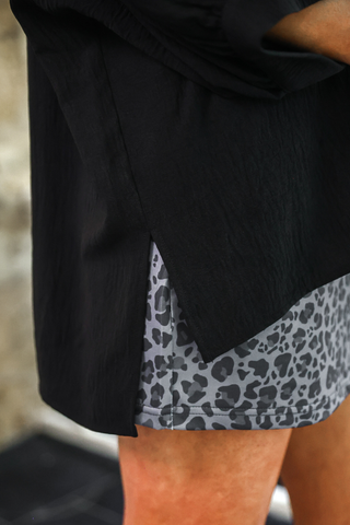 PREORDER- Sloane Button Up Top- Black