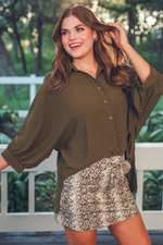 PREORDER- Sylvie Snake Skort