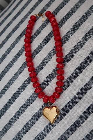 Red Heart Necklace