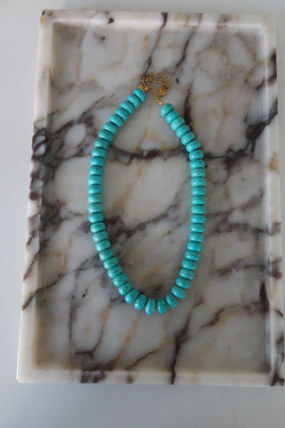 TURQUOISE CHUNKY NECKLACE