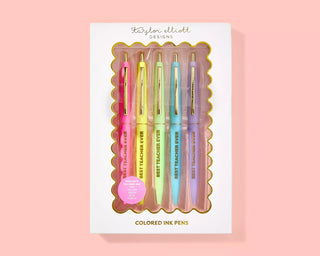 Best Teacher Ever Pen Set