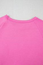 Bonbon Striped Patch Front Casual Tee
