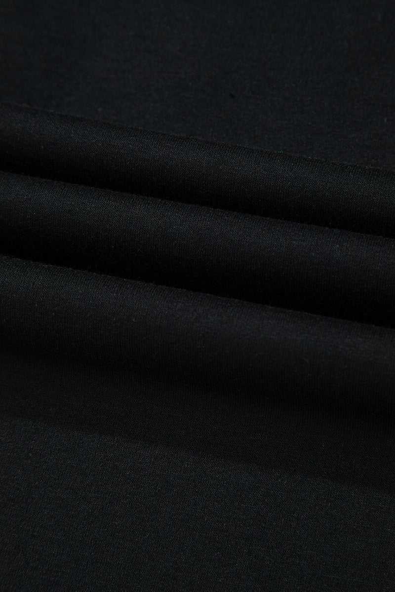 Bonbon Striped Patch Front Casual Tee