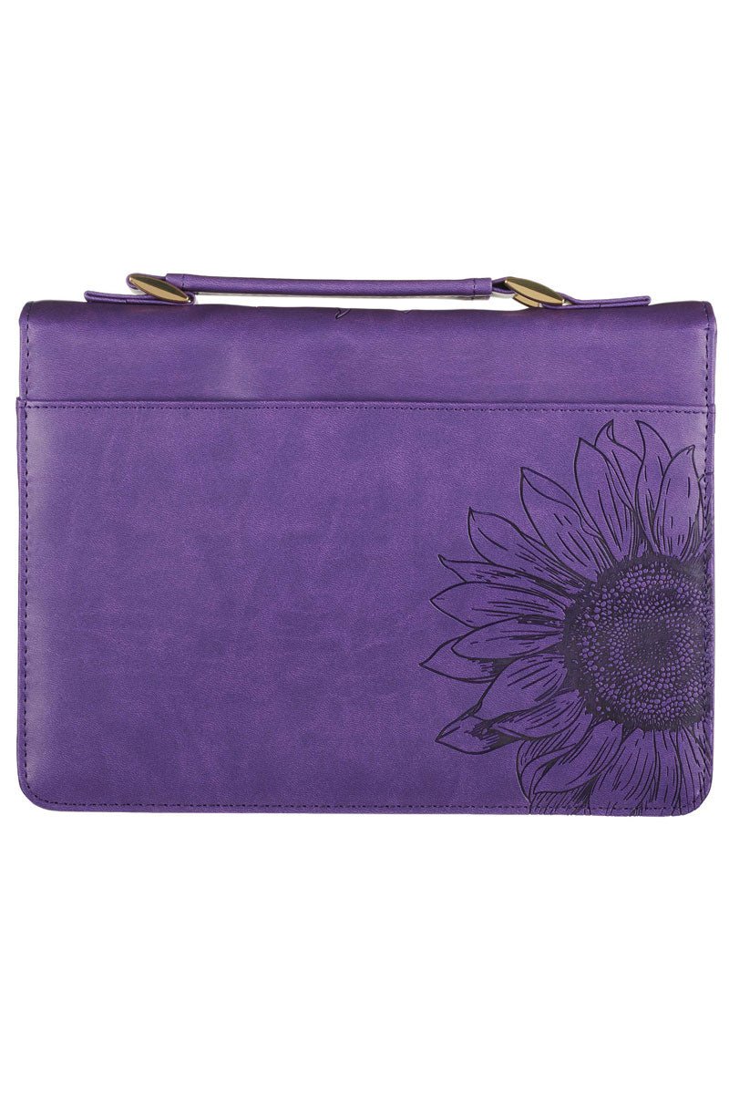 KBW Purple Sunflower Bible Cover