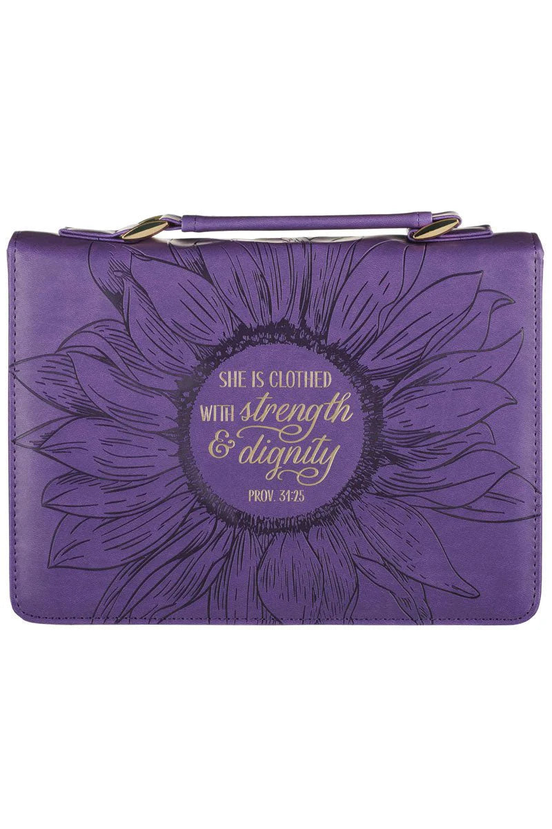KBW Purple Sunflower Bible Cover