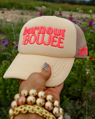 Burnout Boujee Embroidered Trucker Hat