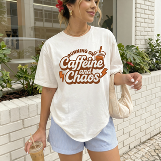 Caffeine and Chaos Tee
