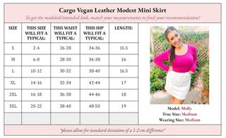 Campbell Cargo Vegan Leather Mini Skirt - Girl Code Couture