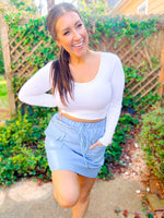 Campbell Cargo Vegan Leather Mini Skirt - Girl Code Couture