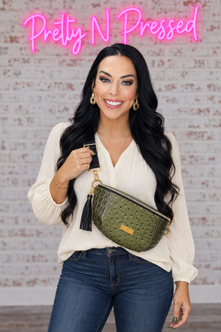 MJ Luxe Sidekick Bag Dune Olive