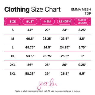 Emma Mesh Tee- Oh Deer