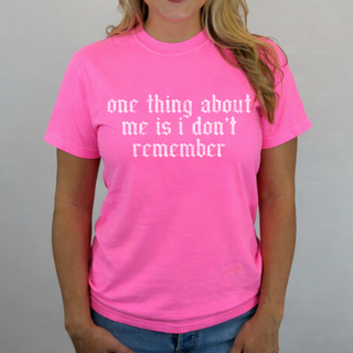 I Don't Remember Tee
