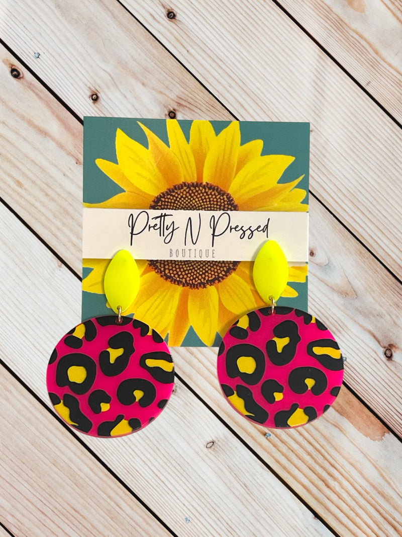 Malibu Leopard Earrings