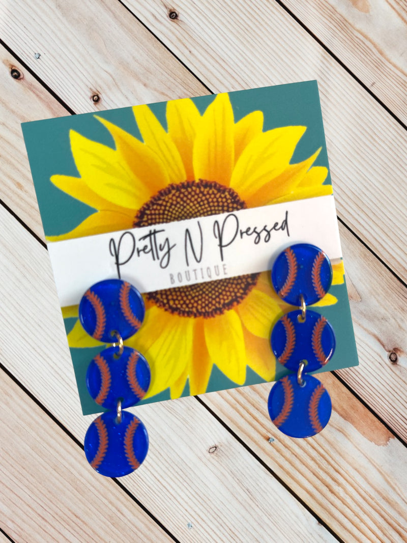 Triple Play Earrings