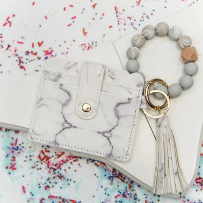 Beaded Wallet Card Holder