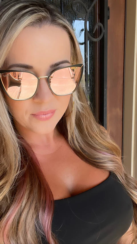 Lexi in Champagne Sunglasses