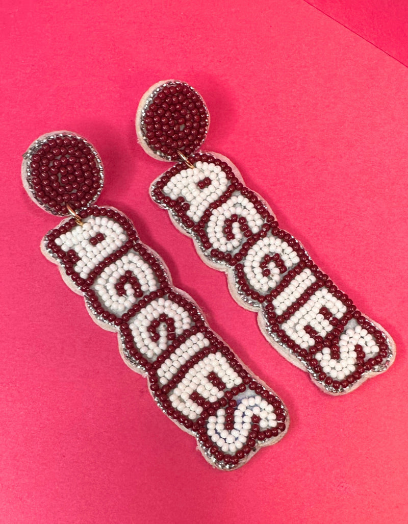 Gig Em Aggie Earrings
