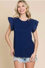 Salute Cap Sleeve Top
